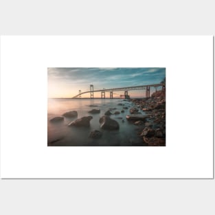 Newport Claiborne Pell Bridge Posters and Art